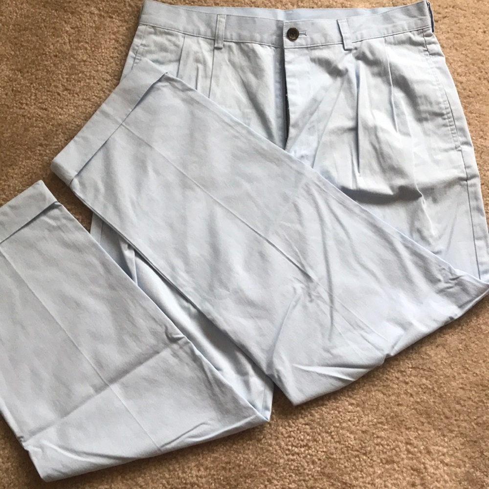 Brooks Brothers Men Light Blue Chinos 33x30